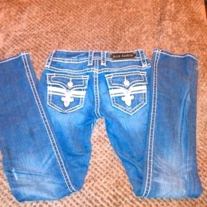 Rock revival size 27 light blue tori